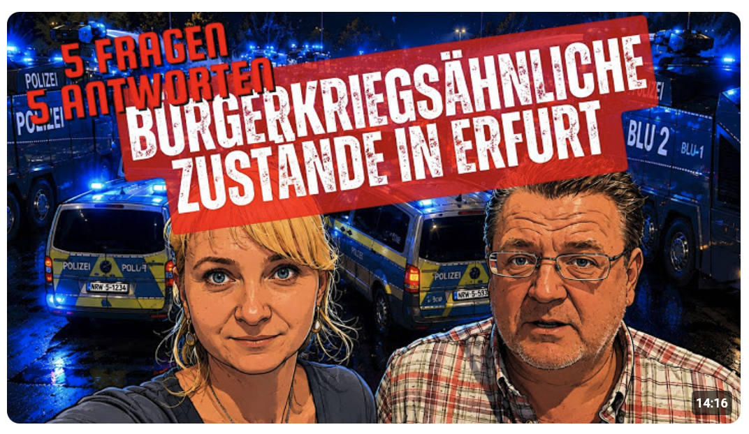 Ausnahmezustand in Erfurt! Unglaublich! 5 Fragen 5 Antworten