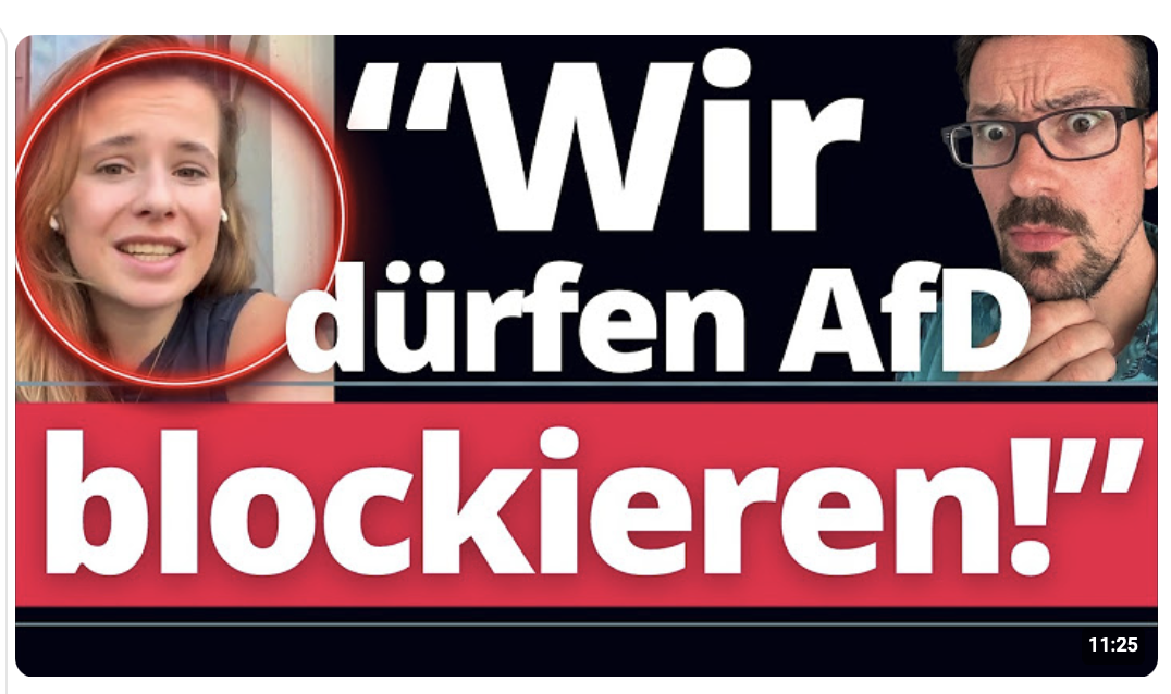 Eilmeldung aus Erfurt: Luisa Neubauer droht AfD und Wählern!