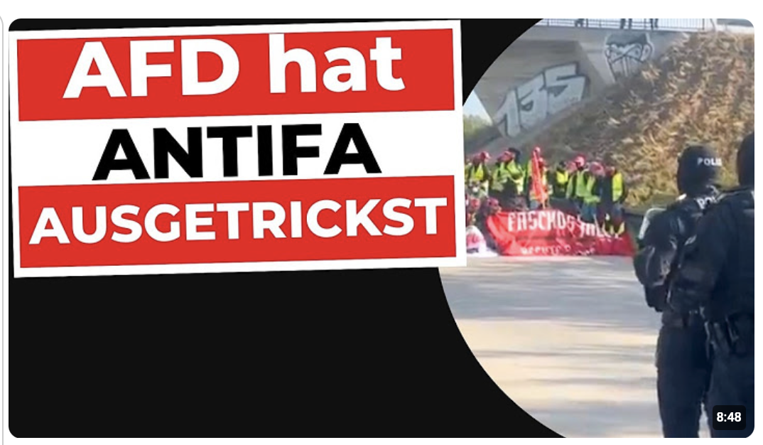 ERFURT: ANTIFA verpennt ANREISE | AfD-Parteitag 2026