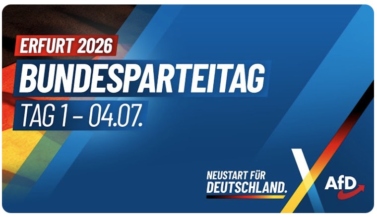Live mitverfolgen: AfD Bundesparteitag Erfurt! (Tag 1)
