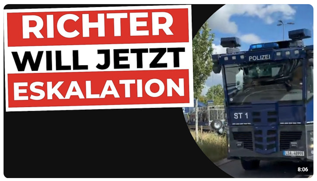 ERFURT: RICHTER will ESKALATION – WASSERWERFER unterwegs! | AfD-Parteitag 2026 | Versammlungsverbot