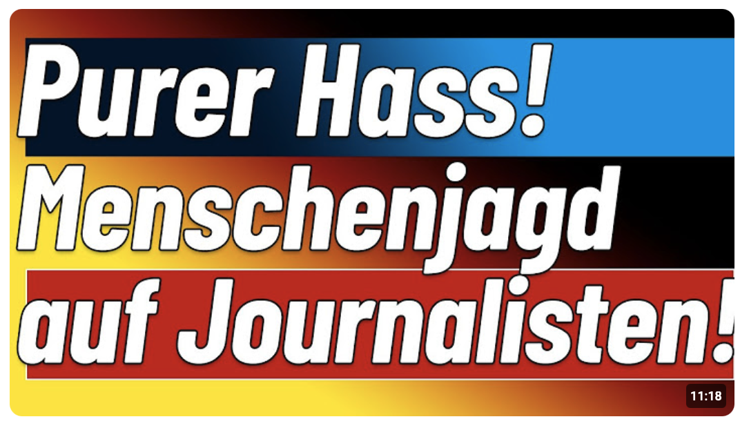 Menschenjagd in Erfurt! Antifa gesteht ein, Blockade gescheitert! Nun geht man auf Journalisten los!