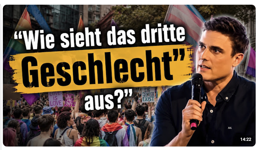 WOKE:“ Wie sieht das dritte Geschlecht aus?“