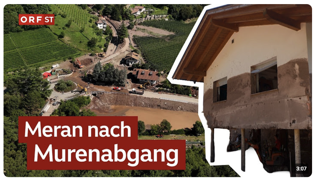 So geht es den Betroffenen nach dem Murenabgang in Meran I Südtirol heute vom 03.07.2026
