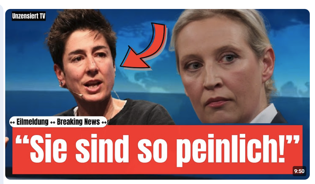 Alice Weidel im Wutrausch: Diese Interview wird in die Geschichte eingehen! 
