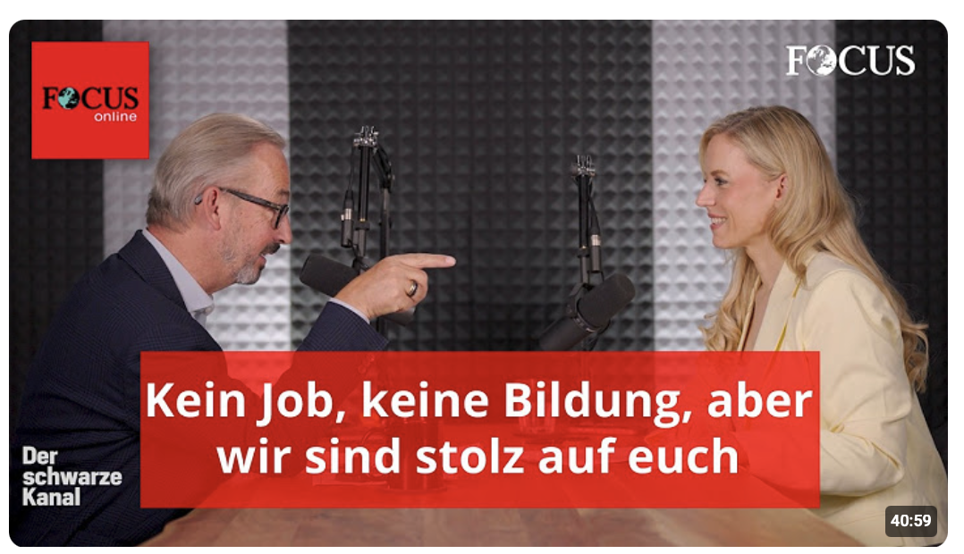 Kein Job, keine Bildung, aber wir sind stolz auf euch: Reden wie Merz