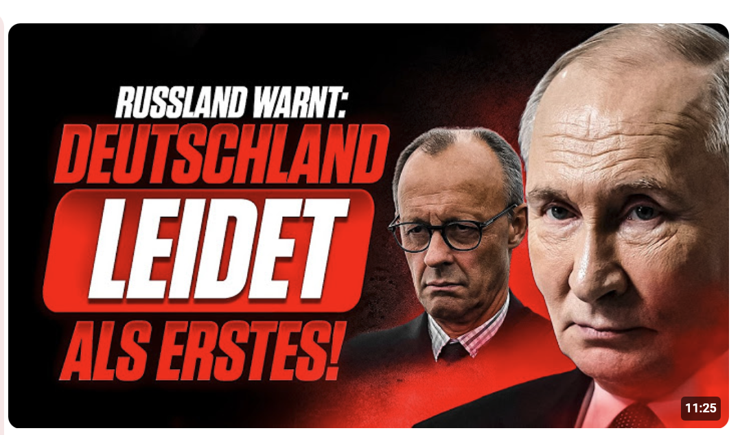 RUSSLAND WARNT: “DEUTSCHLAND WIRD ALS ERSTES LEIDEN!” – DAS kommt jetzt auf dich zu!