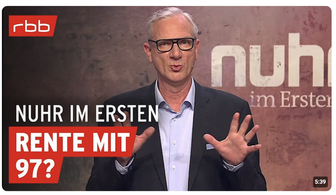 Hans Gerzlich: Viel Arbeit wenig Rente | Nuhr im Ersten | Comedy