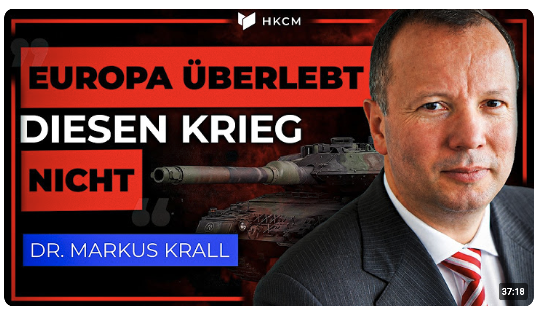Krall sieht die gefährlichste Regierung der deutschen Geschichte