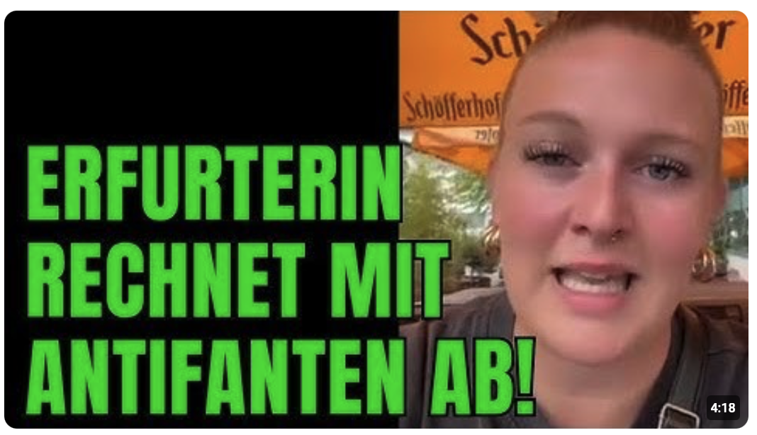 „Was ihr da macht ist geisteskrank!“ // Erfurterin flüchtet aus eigener Stadt.