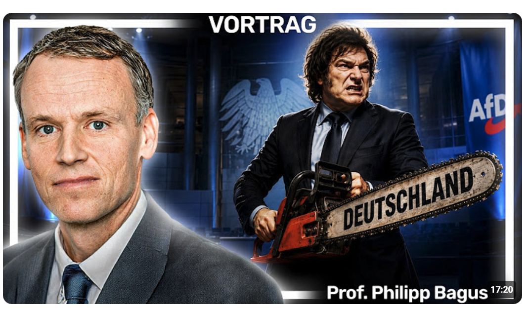 Warum Deutschland Mileis Kettensäge braucht | Prof. Philipp Bagus