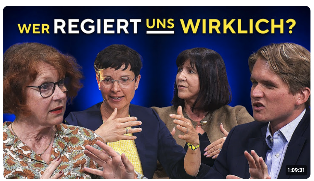 5 Stimmen, eine Frage: Wer regiert uns wirklich? Mit Guérot, Cotar, Petry & Mannhart