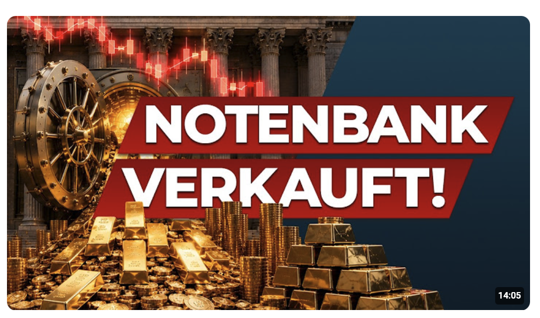 Gold-Schock! Notenbank verkauft!