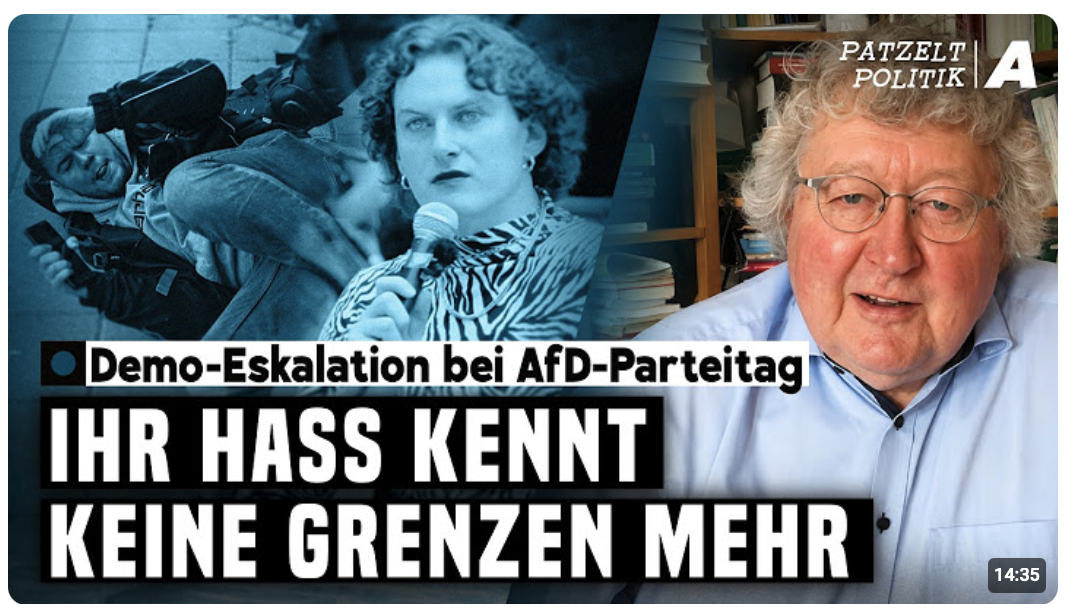 Linke Entlarvung: „Das ist eine faschistische Grundhaltung“ – Patzelt Politik