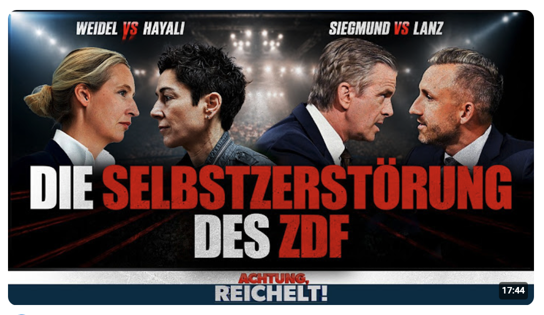 Bunt, fröhlich, blutüberströmt! So feiert das ZDF politische Gewalt als „Fest der Demokratie“
