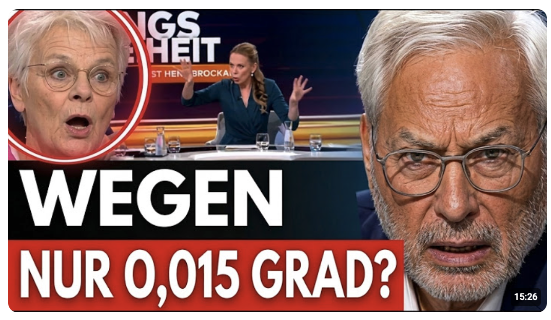 „Selbstmörderisch!“ Vahrenholt rechnet mit Klima-Aktivistin ab, die höhere Steuern fordert!
