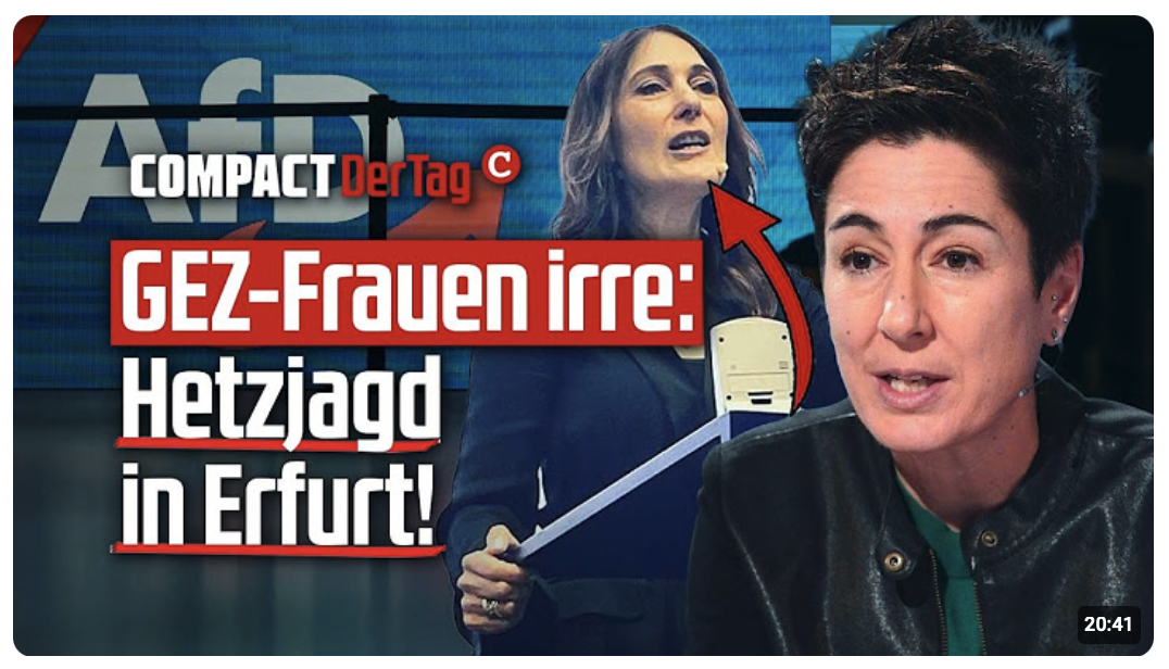 GEZ-Frauen irre: Hetzjagd in Erfurt!