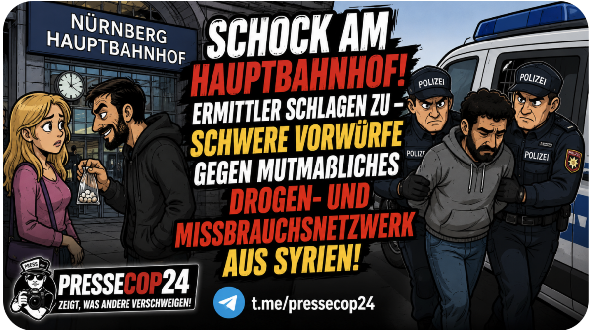 SCHOCK AM HAUPTBAHNHOF! ERMITTLER SCHLAGEN ZU – SCHWERE VORWÜRFE GEGEN MUTMAẞLICHES DROGEN- UND MISSBRAUCHSNETZWERK AUS SYRIEN!
