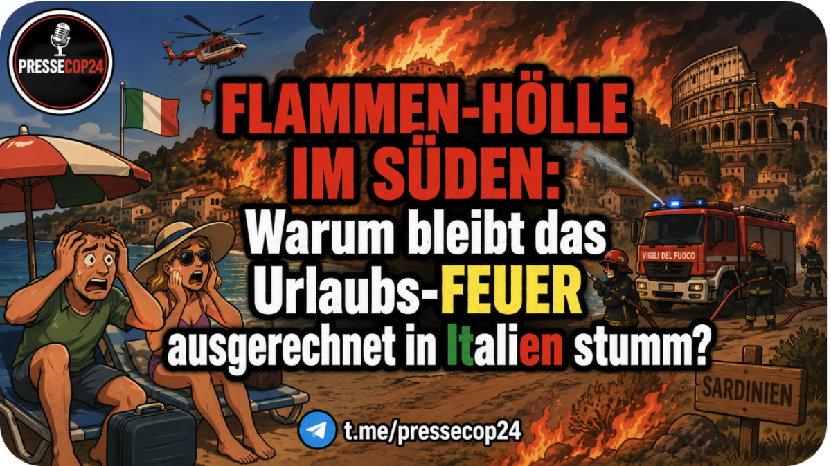FLAMMEN-HÖLLE IM SÜDEN: Warum bleibt das Urlaubs-FEUER ausgerechnet in Italien stumm?