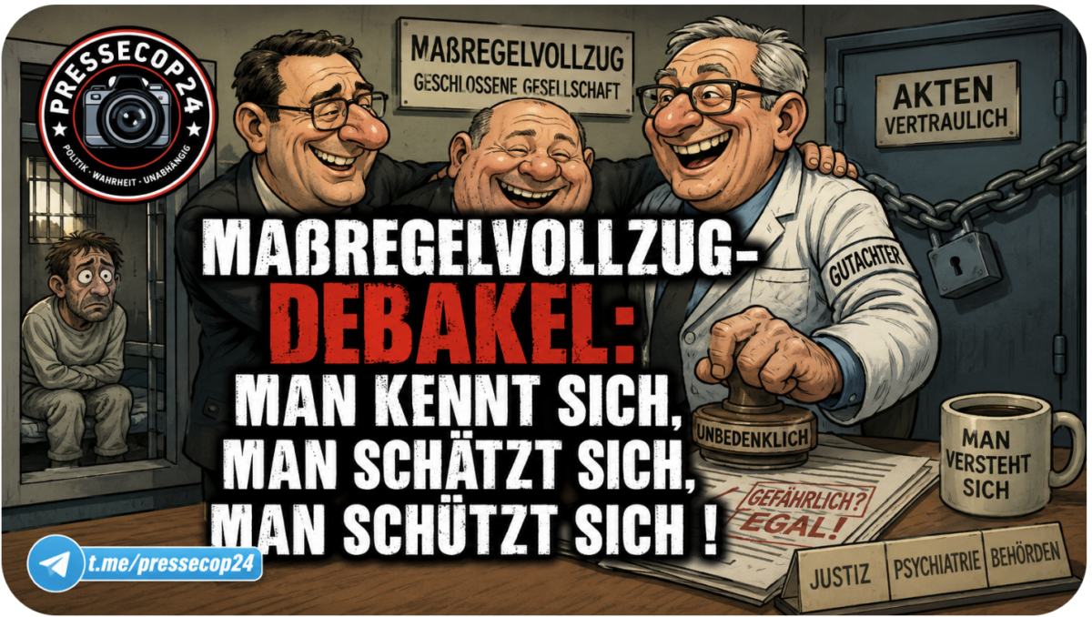 Maßregelvollzug-Debakel: Man kennt sich, man schätzt sich, man schützt sich !