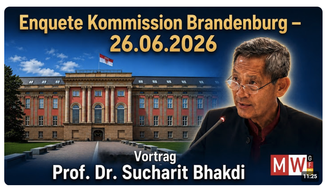 Enquete-Kommission Brandenburg – Vortrag von Prof. Sucharit Bhakdi