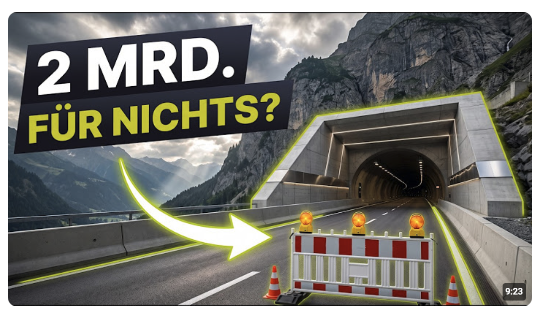 Gotthard Tunnel: 2 Milliarden für Nichts?