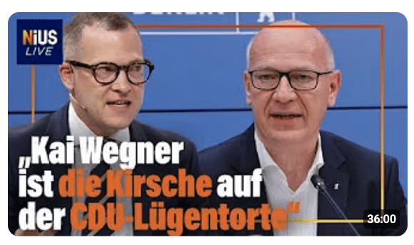 Verschwörung in Berlin: Was vertuscht Kai Wegner wirklich? | NIUS Live