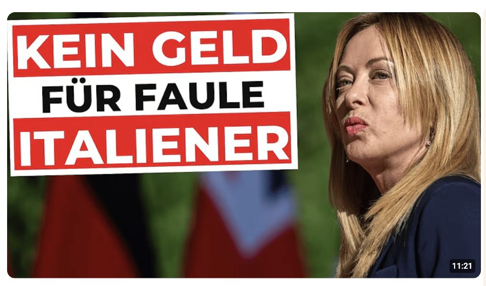 Bürgergeld ABGESCHAFFT: Faulheit soll nicht mehr belohnt werden | Italien Bürgergeld 2026