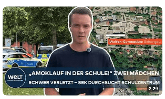 AMOK-ALARM IN SCHONGAU: „Großeinsatz der Polizei!“ – SEK durchsucht Schulzentrum – Festnahme!