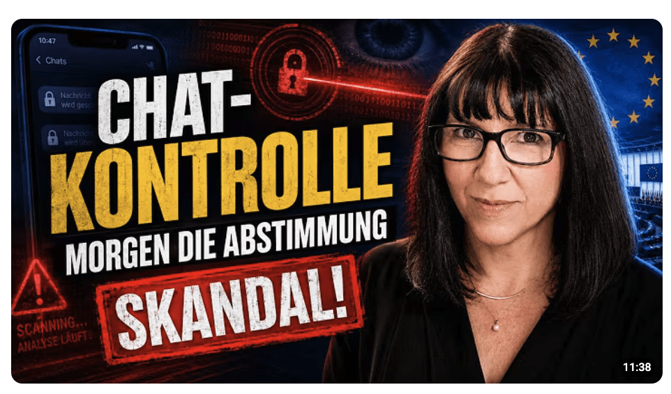 Chatkontrolle! Sie haben verloren – jetzt TRICKSEN sie!