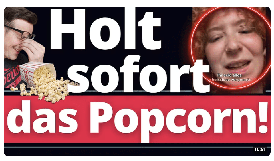 Leute holt schon mal das POPCORN das wird GENIAL! 