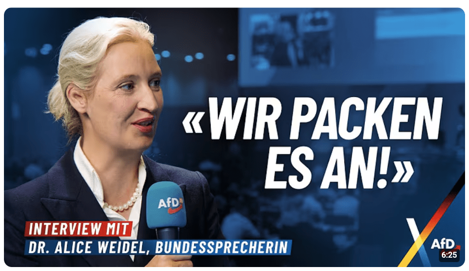 „Wir packen es an!“ – Dr. Alice Weidel im Interview – AfD
