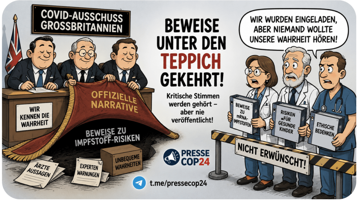 AUFKLÄRUNGS-ALARM IN GROSSBRITANNIEN! HEFTIGE VORWÜRFE GEGEN COVID-AUSSCHUSS – KRITISCHE IMPFSTOFF-BEWEISE SOLLEN VERSCHWUNDEN SEIN!