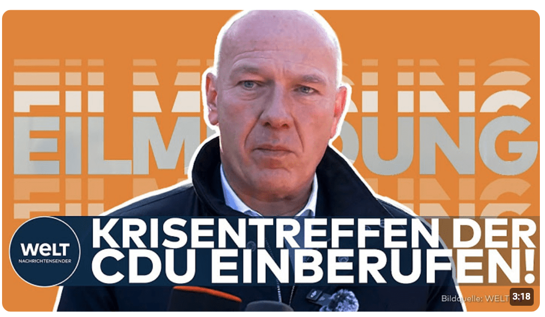EILMELDUNG AUS BERLIN: Krisentreffen der CDU! Wie lange kann sich Kai Wegner noch halten?