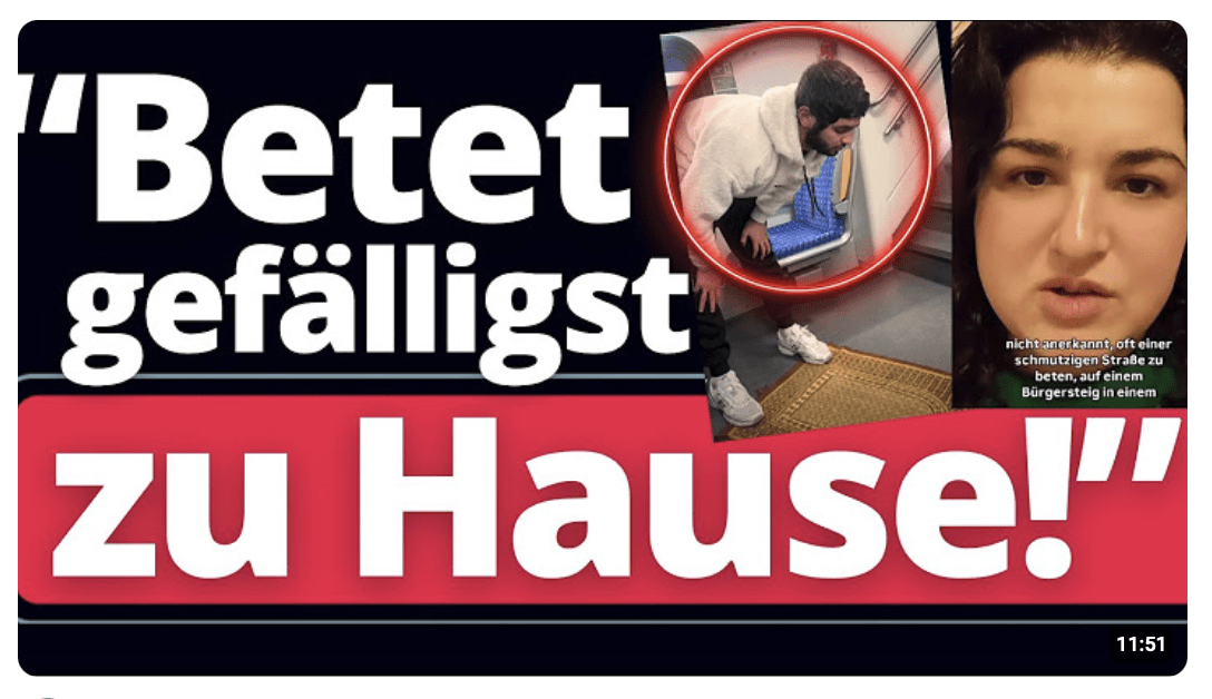 Busfahrer hält an und BETET! Fahrgäste müssen ewig warten!
