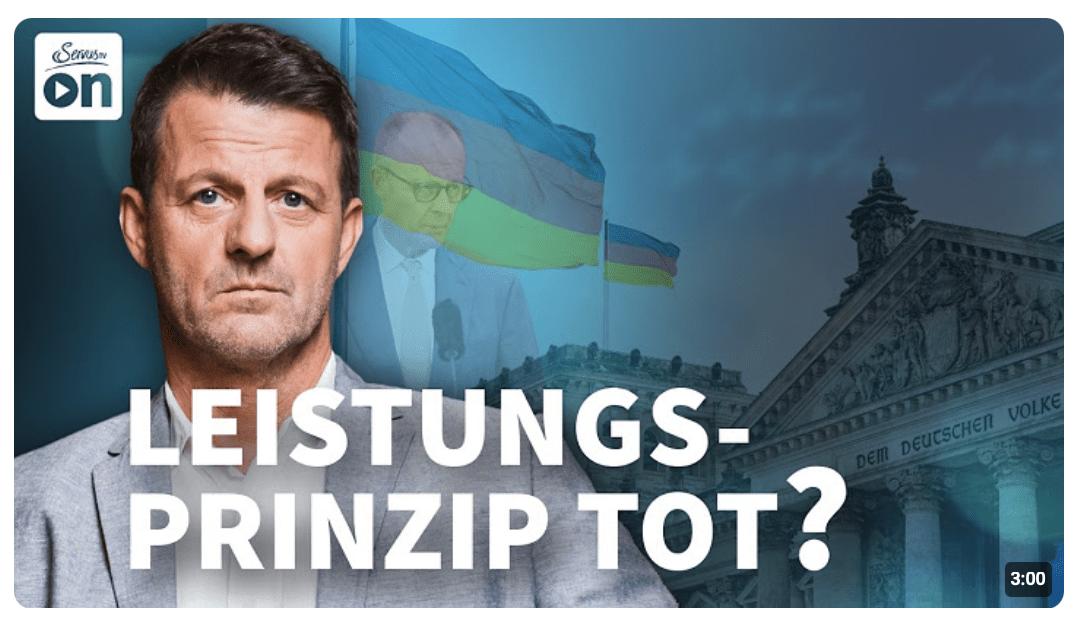 Deutschland & das Ende des Leistungsprinzips | Der Servus Kommentar von Michael Fleischhacker