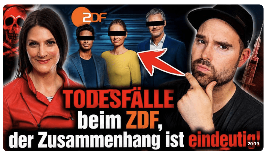 T0DESFÄLLE beim ZDF, der Zusammenhang ist eindeutig!