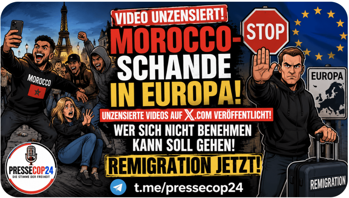 Morocco-Schande in Europa unzensierte Videos auf  X.com veröffentlicht! Wer sich nicht benehmen kann soll gehen! Remigration jetzt für Straftäter!