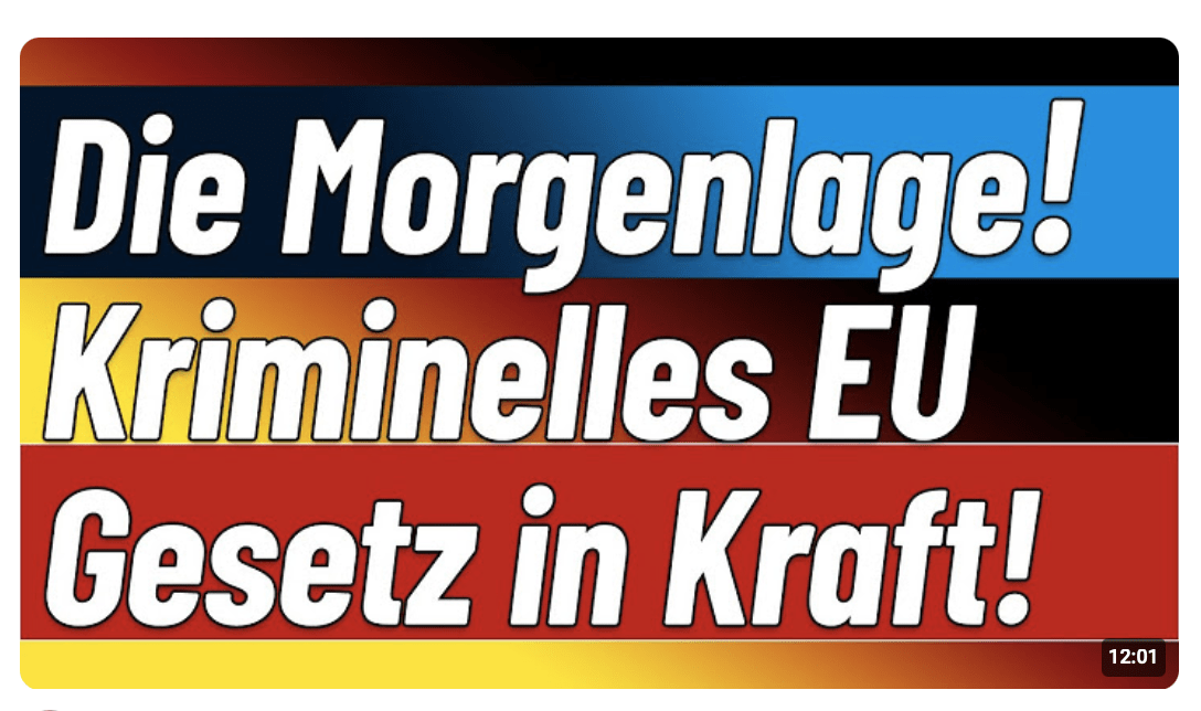 EU Gesetz auf kriminelle Weise durchgedrückt! Sie wahren nicht einmal mehr den Anschein!