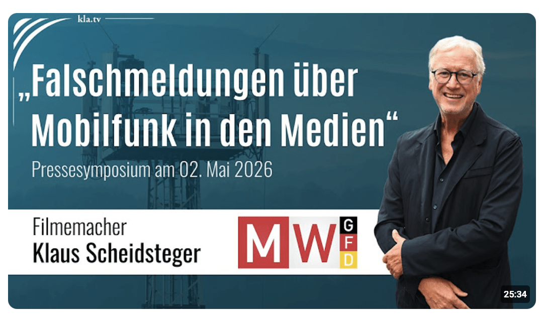 „Falschmeldungen über Mobilfunk in den Medien“ Filmemacher Scheidsteger | www.kla.tv/41346