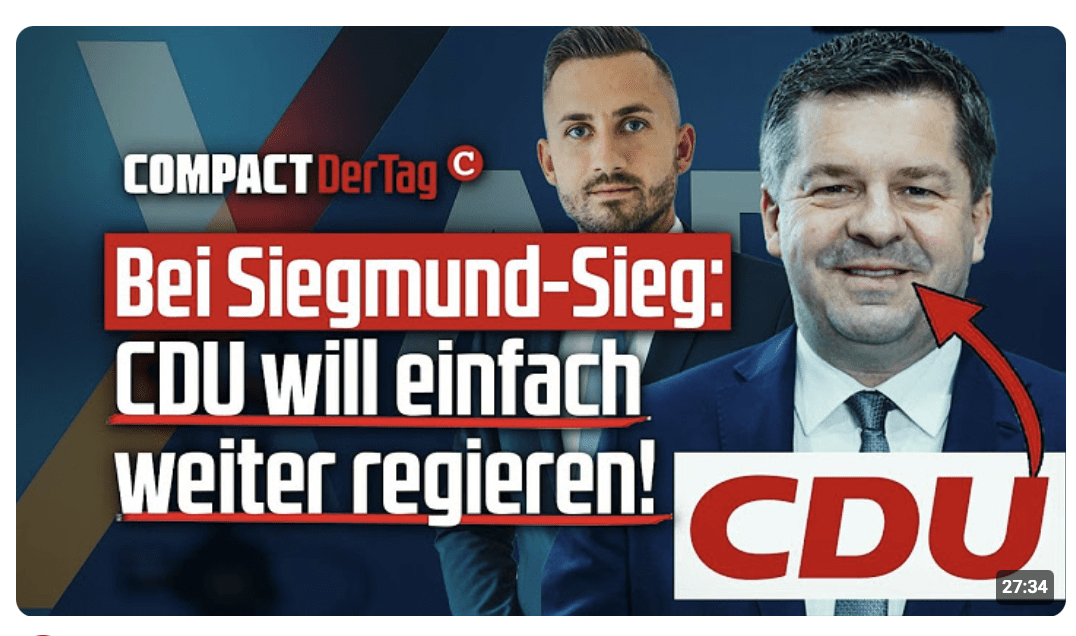 Bei Siegmund-Sieg: CDU will einfach weiter regieren!