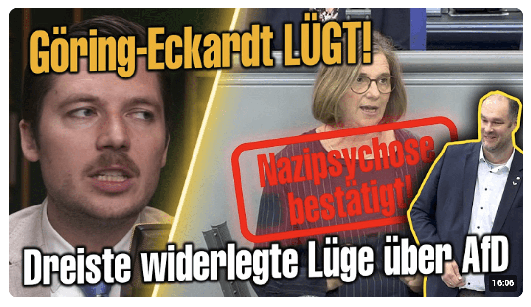 Aktuelle Stunde im Bundestag – Göring Eckardts dreiste Lügen