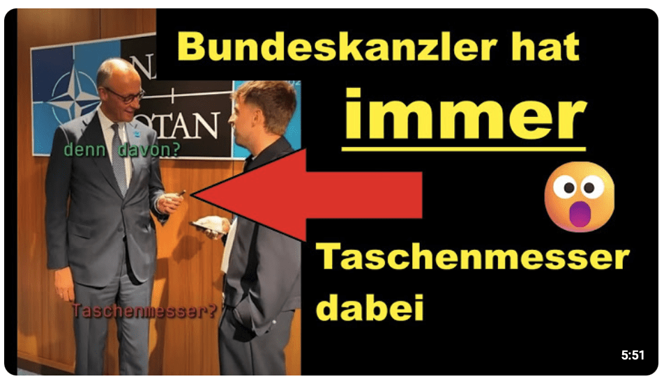 Verstößt Bundeskanzler gegen das Waffenrecht? 