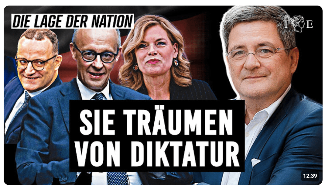 Panik in der Union: Die CDU Träumt von der Alleinherrschaft – Die Lage der Nation mit Roland TIchy