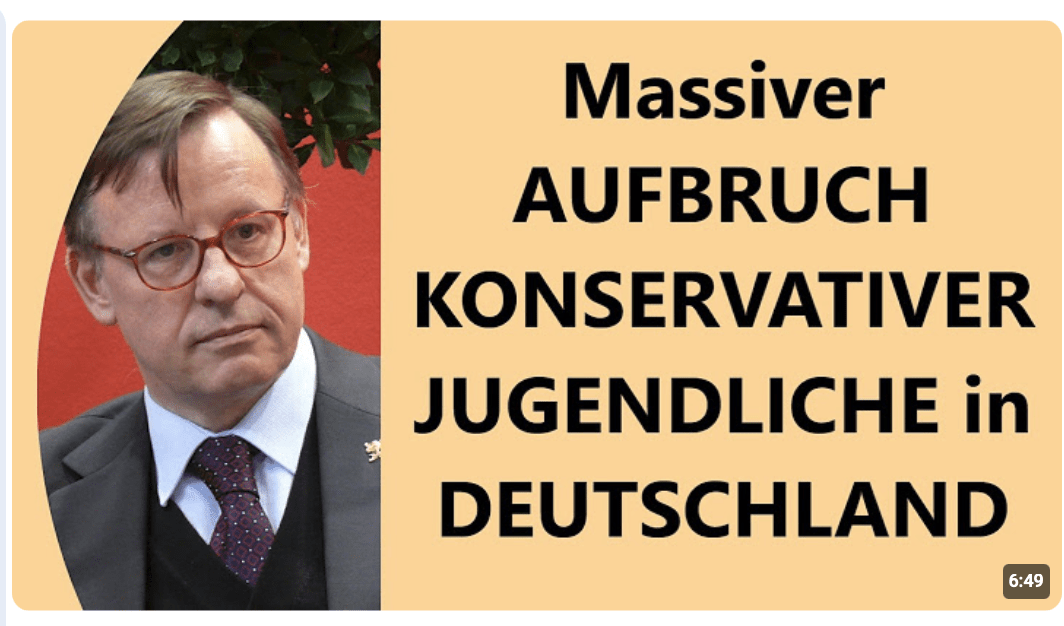 Junge Generation will aktiv gegen Links-Grün, Wokeness und linken Trübsal vorgehen