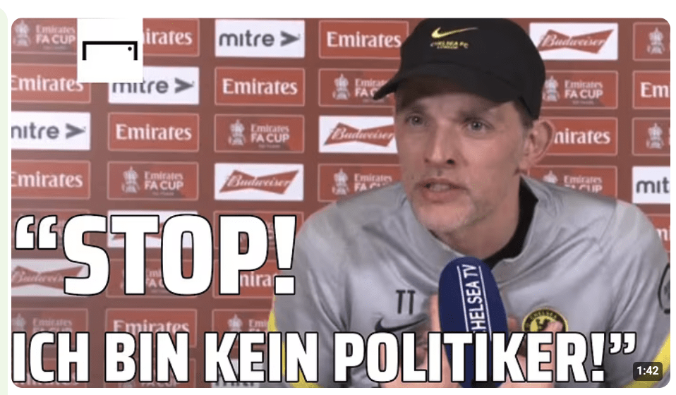 Tuchel rastet aus: „Hören Sie endlich auf, Fragen zur Ukraine zu stellen!“