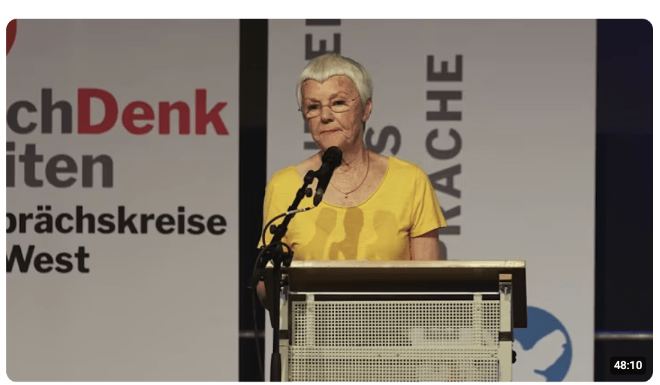 Gabriele Krone Schmalz bei Stopp Air Base Ramstein am 26.06.2026