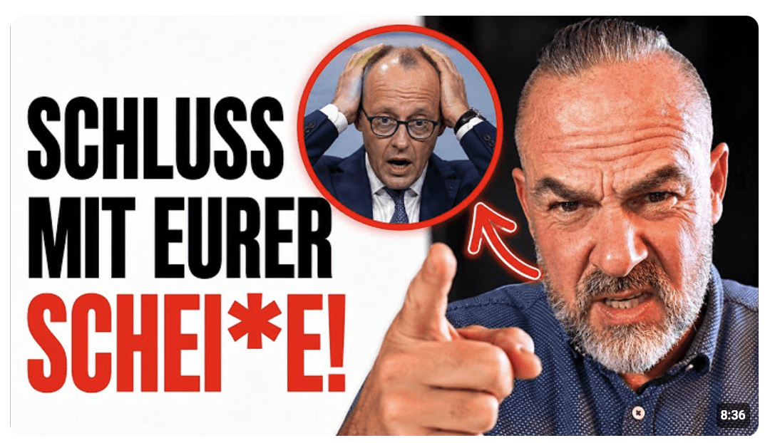 IHR ZOCKT UNS AB!  Carsten Stahl eskaliert gegen Merz