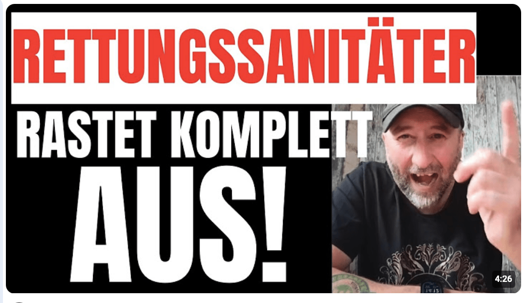 RETTUNGSSANITÄTER RASTET AUS und nimmt alles KOMPLETT AUSEINANDER!