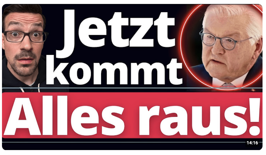 ENDLICH: Steinmeier gibt ALLES ZU!